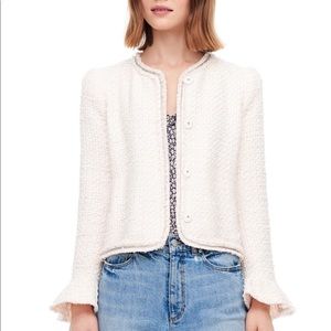 Rebecca Taylor Powder Pink Tweed Jacket